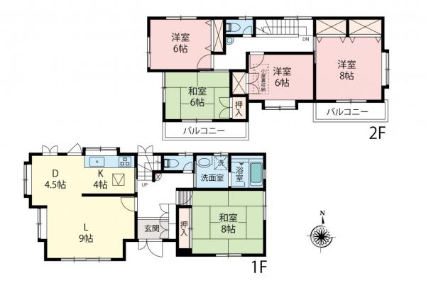 中古一戸建て 東久留米市小山５丁目 西武池袋線清瀬駅 3,980万円
