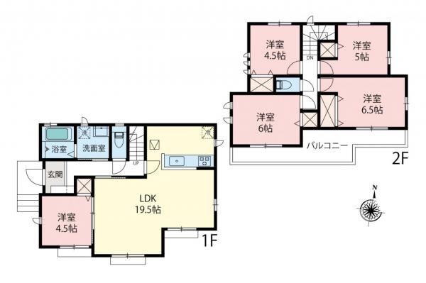 新築一戸建て 新座市栄３丁目 西武池袋線大泉学園駅 4,990万円