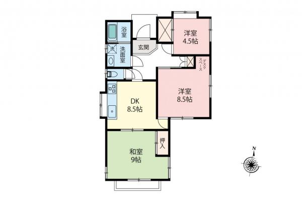日高市下鹿山　中古一戸建て 間取り図
