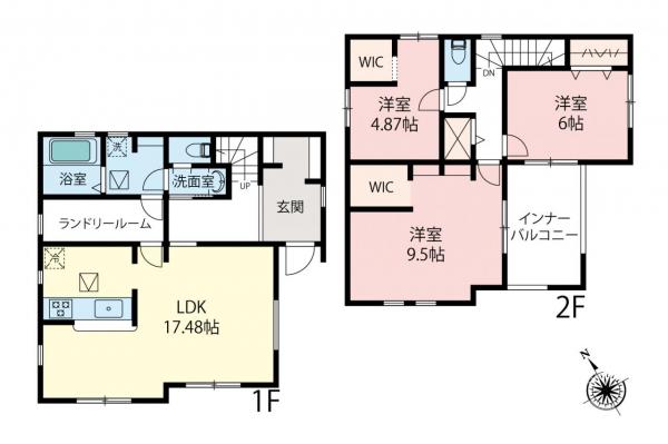新築一戸建て 清瀬市下宿2丁目 西武池袋線清瀬駅 3,380万円~3,980万円