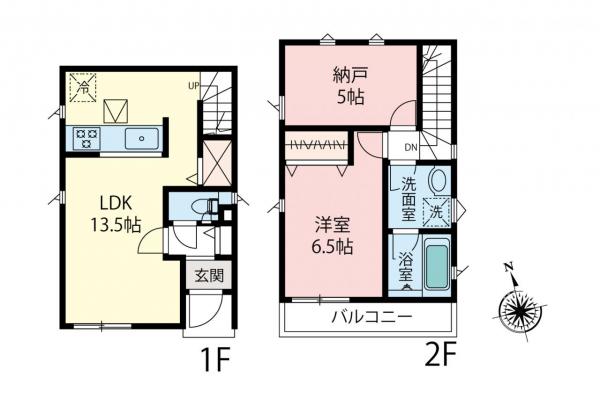 新築一戸建て 西東京市富士町4丁目 西武新宿線東伏見駅 5,380万円