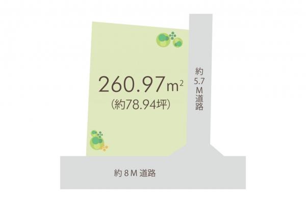 練馬区大泉学園町3丁目　土地 区画図