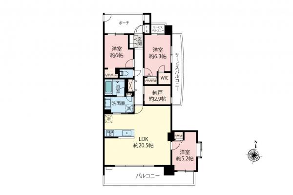 中古マンション 板橋区徳丸７丁目 都営三田線高島平駅 6,499万円