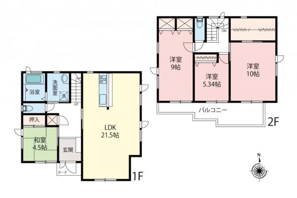 中古一戸建て 鶴ヶ島市脚折町３丁目 東武東上線坂戸駅 4,980万円