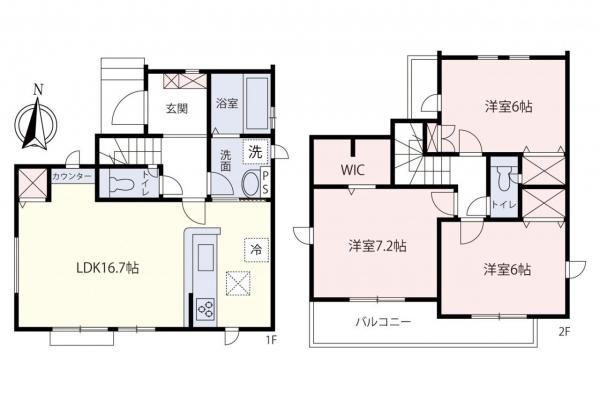 新築一戸建て 東久留米市本町４丁目 西武池袋線東久留米駅 6,380万円