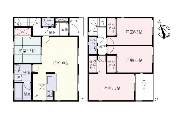 新築一戸建て 富士見市大字水子 東武東上線みずほ台駅 3,990万円