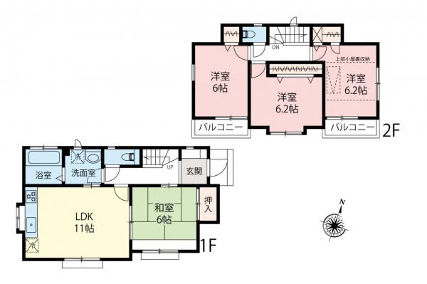 中古一戸建て 所沢市宮本町１丁目 西武新宿線航空公園駅 3,690万円