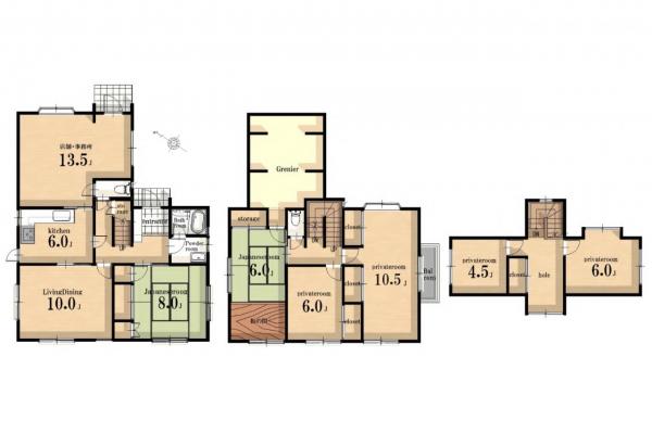 【住協新所沢支店の現地販売会開催中】入間市小谷田4丁目 リバーサイド住宅 間取り図