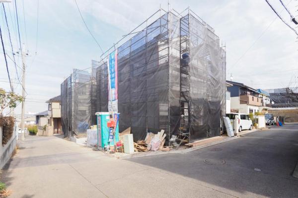 所沢市小手指南1丁目　新築一戸建て 前面道路含む現地写真