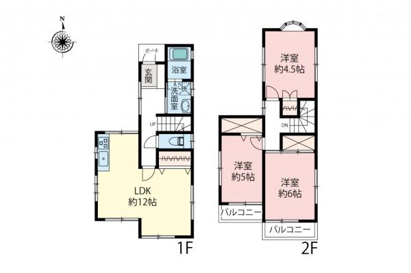 中古一戸建て 川越市大字下新河岸 東武東上線新河岸駅 1,850万円