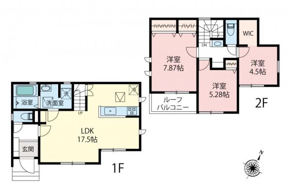 新築一戸建て 西東京市北町３丁目 西武池袋線保谷駅 5,780万円
