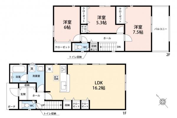 新築一戸建て 入間市扇台５丁目 西武池袋線入間市駅 2,290万円