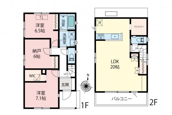 新築一戸建て 所沢市榎町 西武新宿線新所沢駅 4,490万円