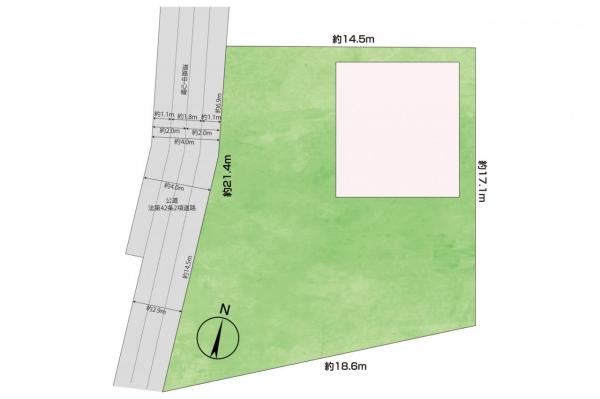 【住協のお預かり物件／敷地91坪超！・オール電化】飯能市岩沢　中古戸建 区画図