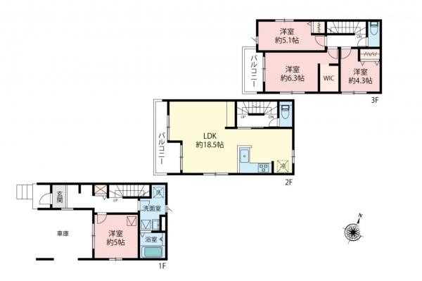 新築一戸建て 和光市新倉２丁目 東武東上線和光市駅 5,098万円