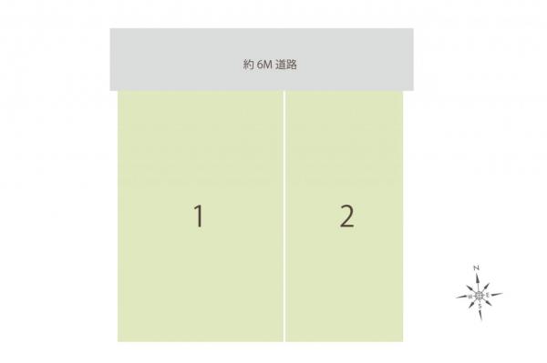 所沢市東所沢1丁目　土地 区画図