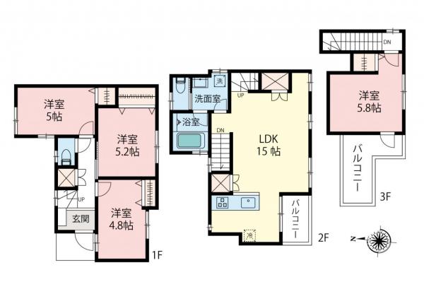 中古一戸建て 杉並区高円寺南３丁目 JR中央線高円寺駅 9,980万円