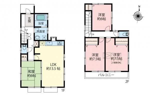 中古一戸建て 西東京市富士町２丁目 西武新宿線東伏見駅 4,999万円