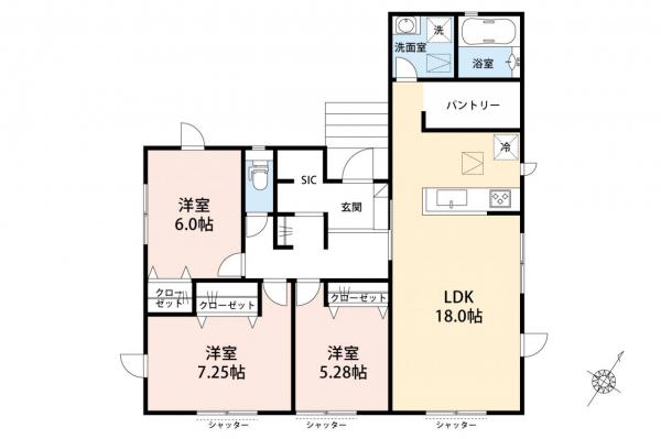 新築一戸建て 狭山市大字北入曽 西武新宿線新所沢駅 3,880万円