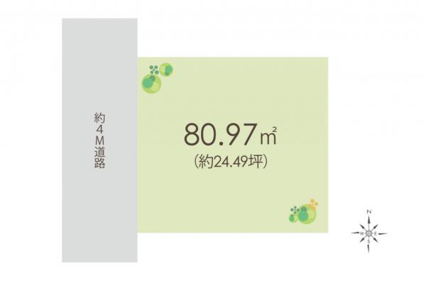 土地 所沢市大字上安松 JR武蔵野線新秋津駅 1,433万円