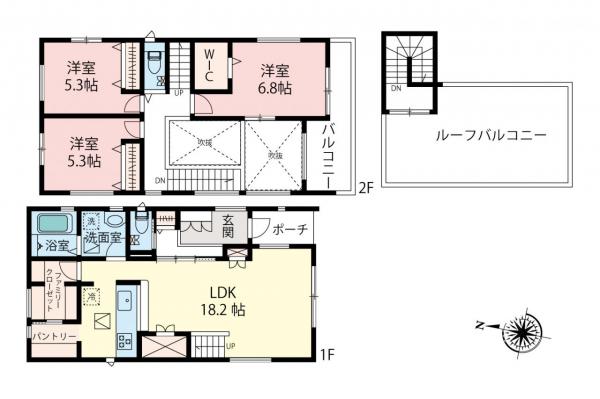 中古一戸建て 志木市中宗岡２丁目 東武東上線志木駅 3,298万円