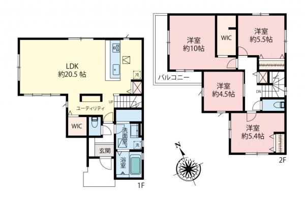 新築一戸建て 川越市小仙波町２丁目 西武新宿線本川越駅 3,299万円