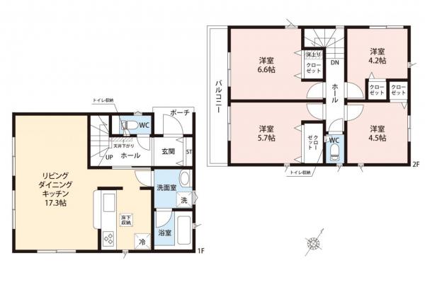 新築一戸建て 入間市小谷田2丁目 西武池袋線入間市駅 2,370万円~2,570万円