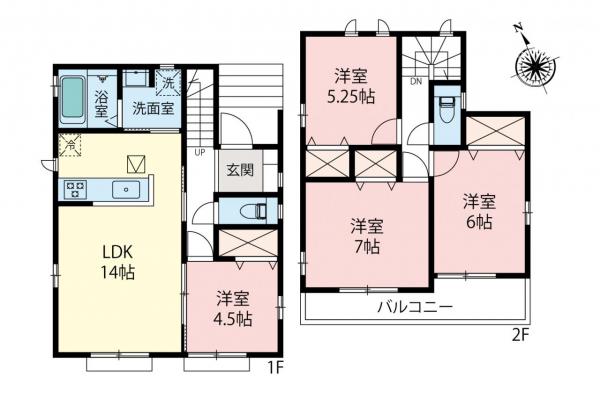 新築一戸建て 所沢市大字山口 西武池袋線西所沢駅 3,590万円～3,890万円