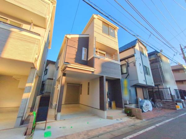 板橋区蓮沼町　新築一戸建て (現況)外観写真