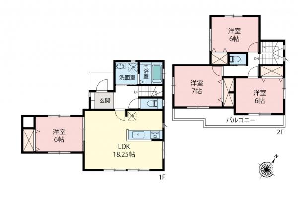 中古一戸建て 入間郡毛呂山町目白台1丁目 東武越生線東毛呂駅 1,680万円