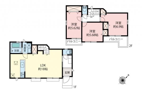 新築一戸建て 和光市白子３丁目 東武東上線成増駅 4,790万円～5,690万円