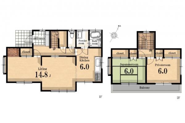 【住協新所沢支店の現地案内会開催中】入間市南峯 中古一戸建て 間取り図