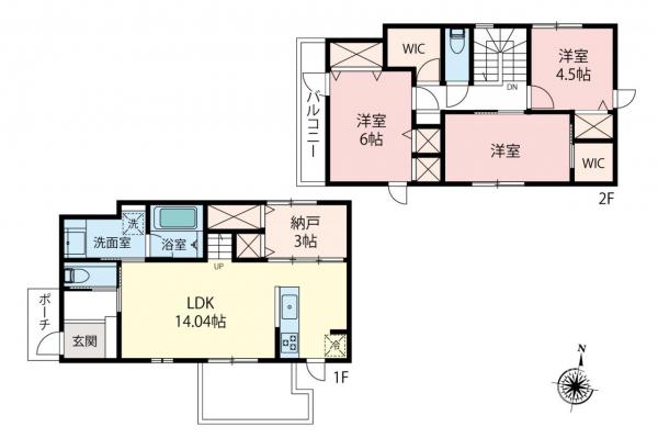 中古一戸建て 小平市小川町１丁目 西武国分寺線鷹の台駅 6,700万円