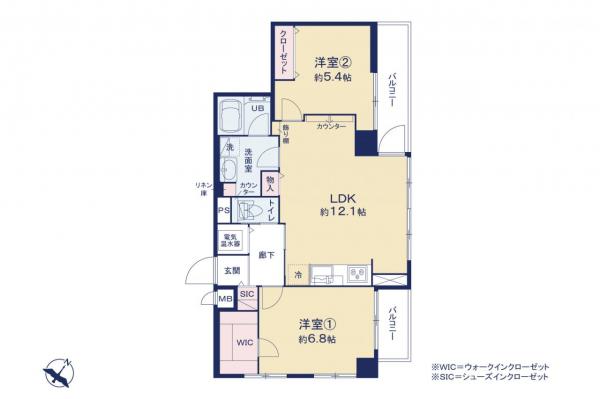 ライオンズマンション荻窪第2　3階 間取り図