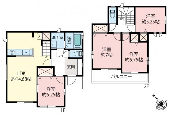 新築一戸建て 川越市大字木野目 JR川越線南古谷駅 2,990万円