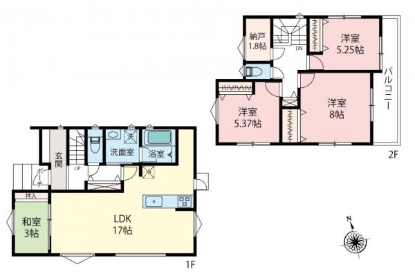 中古一戸建て 坂戸市仲町 東武東上線坂戸駅 3,480万円