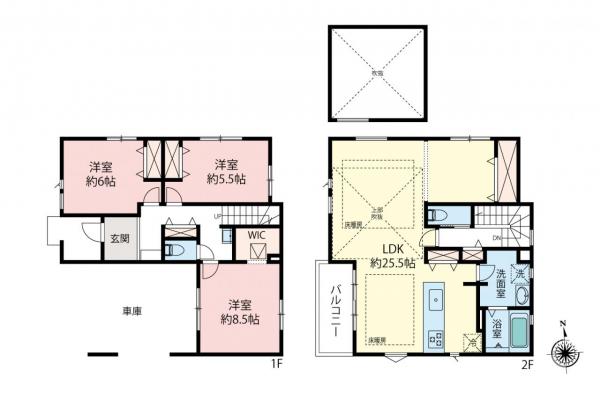 新築一戸建て さいたま市南区神明２丁目 JR武蔵野線南浦和駅 8,999万円