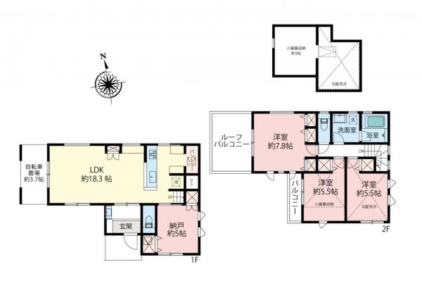 新築一戸建て 練馬区南田中５丁目 西武池袋線練馬高野台駅 9,680万円～1億280万円