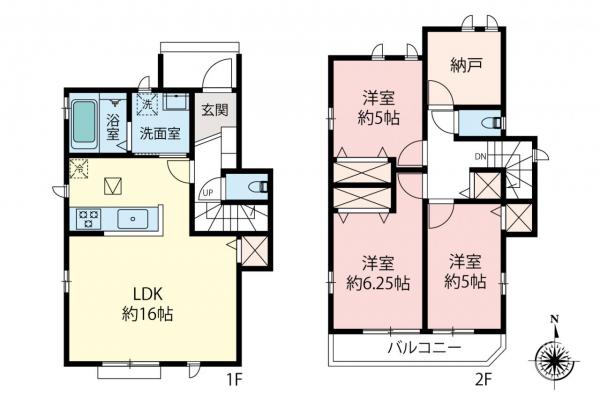新築一戸建て 鶴ヶ島市大字脚折 東武東上線坂戸駅 2,390万円