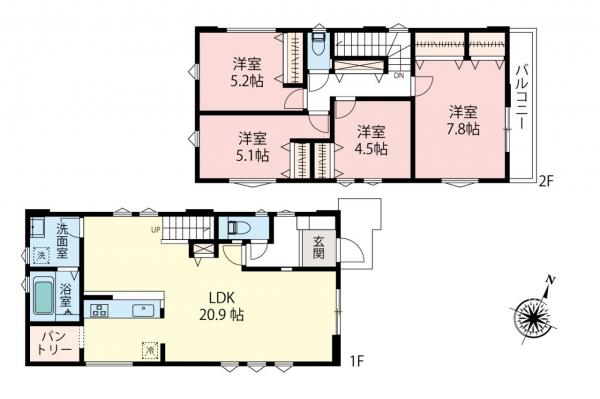 新築一戸建て 練馬区富士見台３丁目 西武池袋線富士見台駅 8,599万円～9,399万円