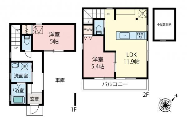 新築一戸建て 所沢市林３丁目 西武池袋線狭山ヶ丘駅 2,560万円