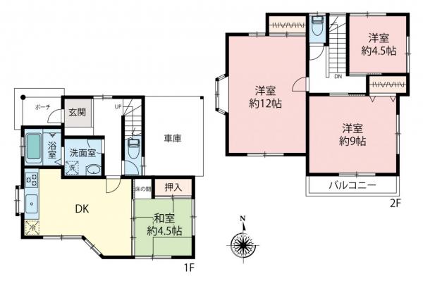 中古一戸建て 川越市大字木野目 JR川越線南古谷駅 2,499万円