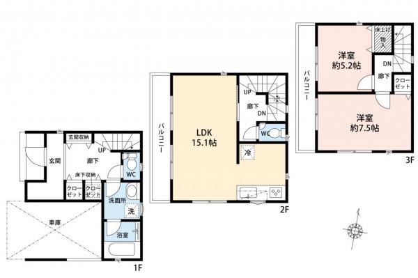 新築一戸建て 入間市東藤沢３丁目 西武池袋線武蔵藤沢駅 2,690万円