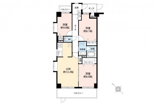 中古マンション 入間市大字下藤沢 西武池袋線武蔵藤沢駅 2,280万円