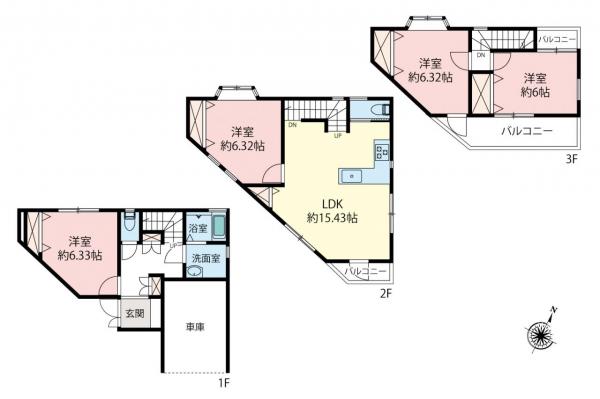 中古一戸建て 新座市北野３丁目 東武東上線志木駅 2,999万円