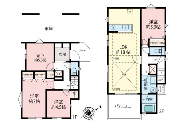 新築一戸建て 練馬区桜台５丁目 西武池袋線桜台駅 8,990万円～9,990万円