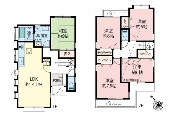 中古一戸建て 練馬区西大泉１丁目 西武池袋線保谷駅 6,790万円