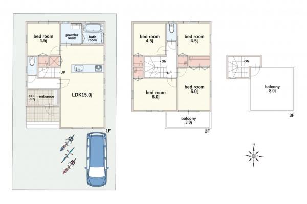 【新登場！／売主物件】グランシア東村山　建築条件付き土地　～恩多町4丁目1期～ 参考プラン間取図