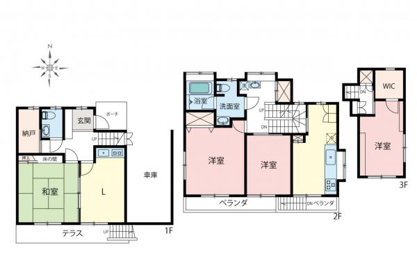 中古一戸建て 練馬区石神井台４丁目 西武新宿線武蔵関駅 5,980万円