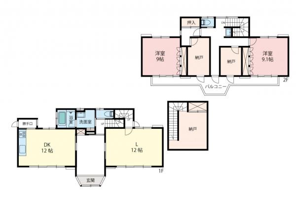 中古一戸建て 坂戸市鶴舞2丁目 東武越生線一本松駅 2,299万円
